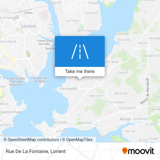 Rue De La Fontaine map