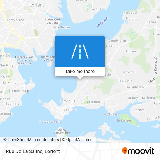 Rue De La Saline map