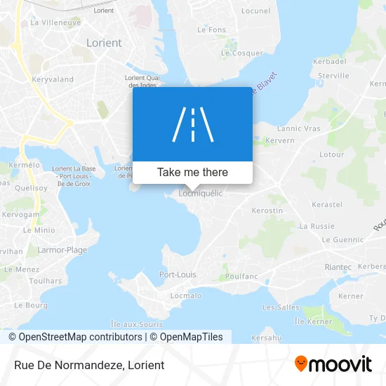 Rue De Normandeze map