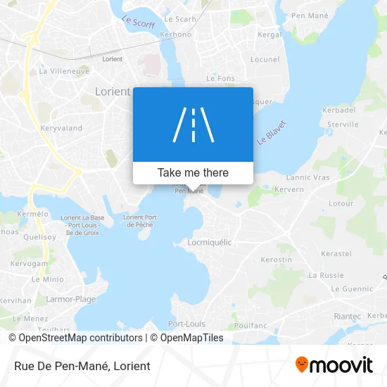 Rue De Pen-Mané map
