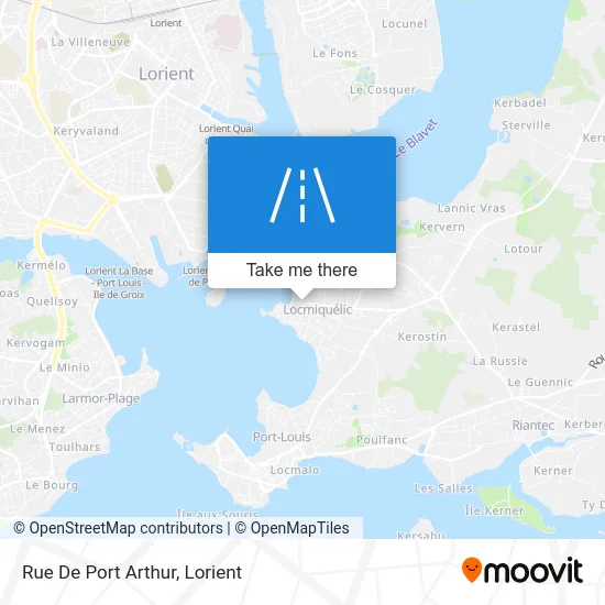 Rue De Port Arthur map
