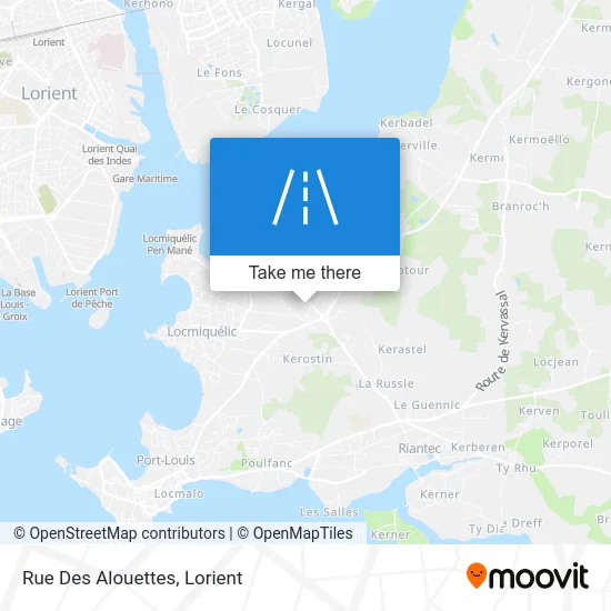 Rue Des Alouettes map