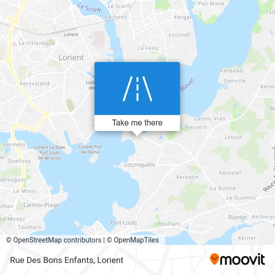 Rue Des Bons Enfants map