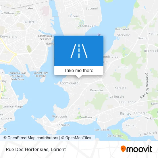 Rue Des Hortensias map