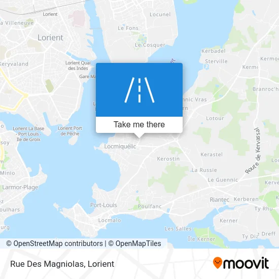 Rue Des Magniolas map