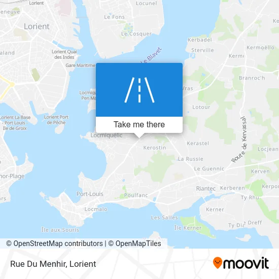 Rue Du Menhir map