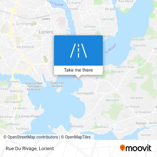 Rue Du Rivage map