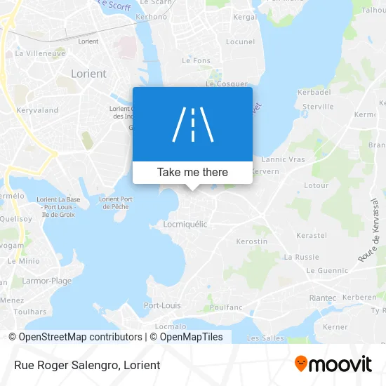 Rue Roger Salengro map