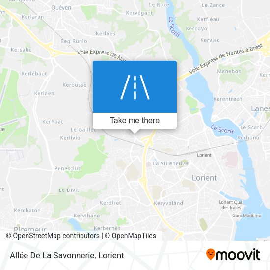 Allée De La Savonnerie map