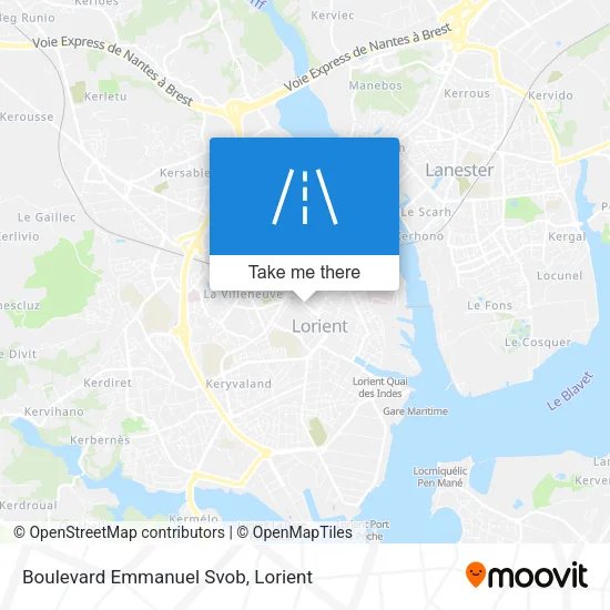 Boulevard Emmanuel Svob map