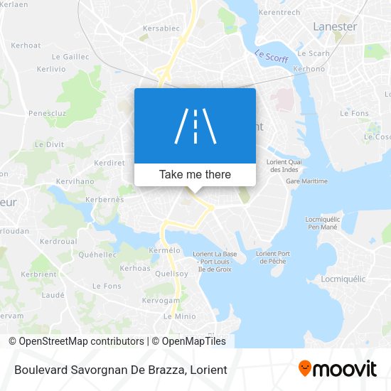 Boulevard Savorgnan De Brazza map