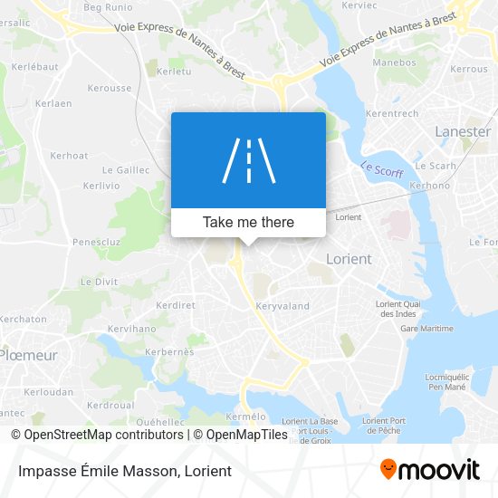 Impasse Émile Masson map