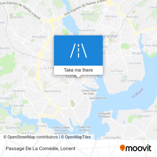 Passage De La Comédie map