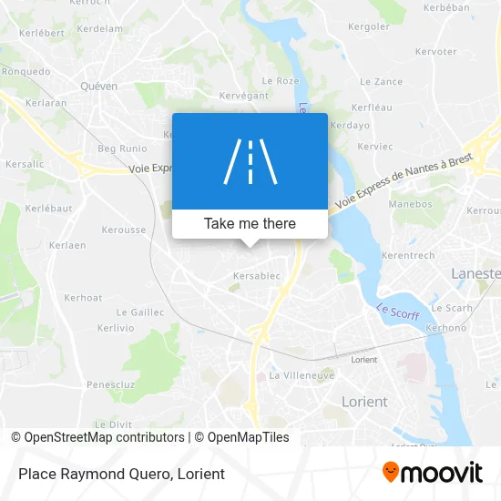 Place Raymond Quero map