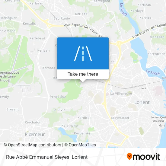 Rue Abbé Emmanuel Sieyes map