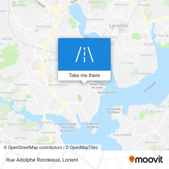 Rue Adolphe Rondeaux map