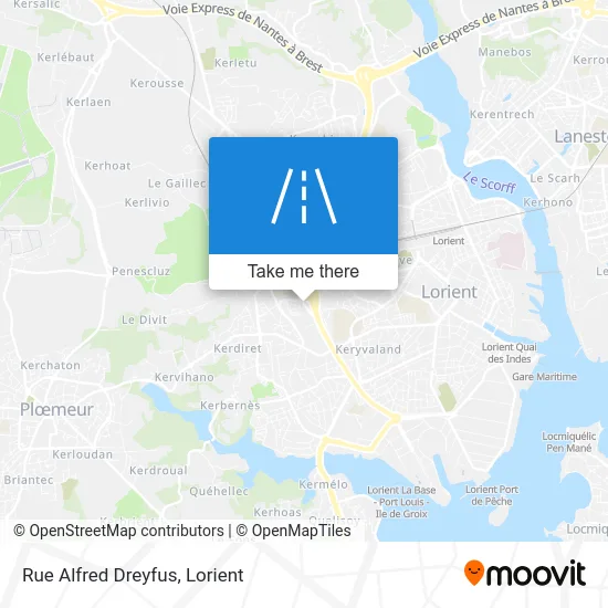 Rue Alfred Dreyfus map