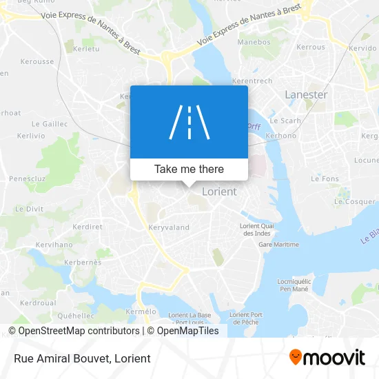 Rue Amiral Bouvet map