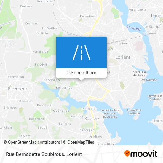 Rue Bernadette Soubirous map