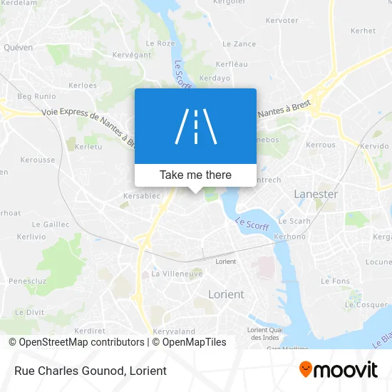 Rue Charles Gounod map