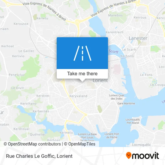 Rue Charles Le Goffic map