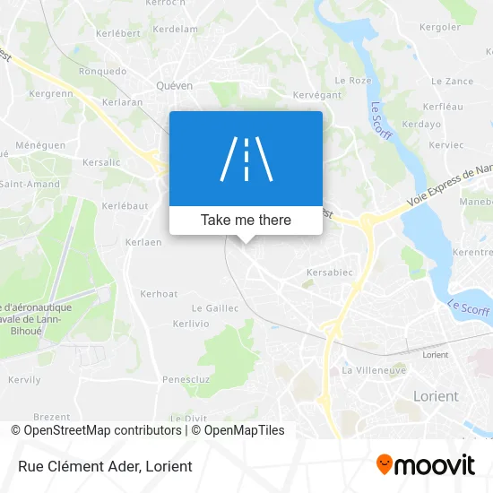 Rue Clément Ader map