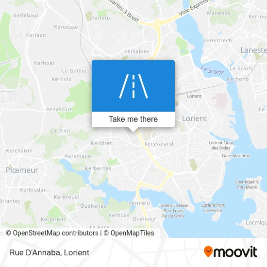 Rue D'Annaba map