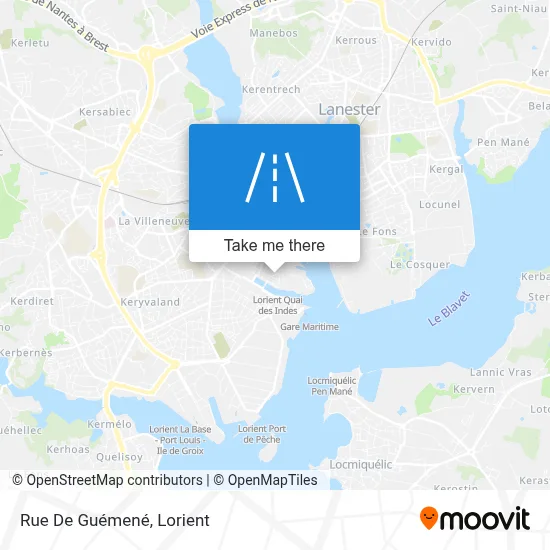 Rue De Guémené map