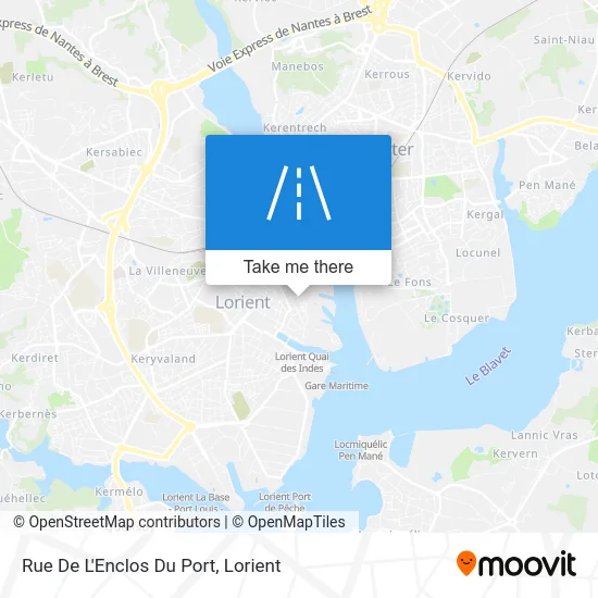 Rue De L'Enclos Du Port map