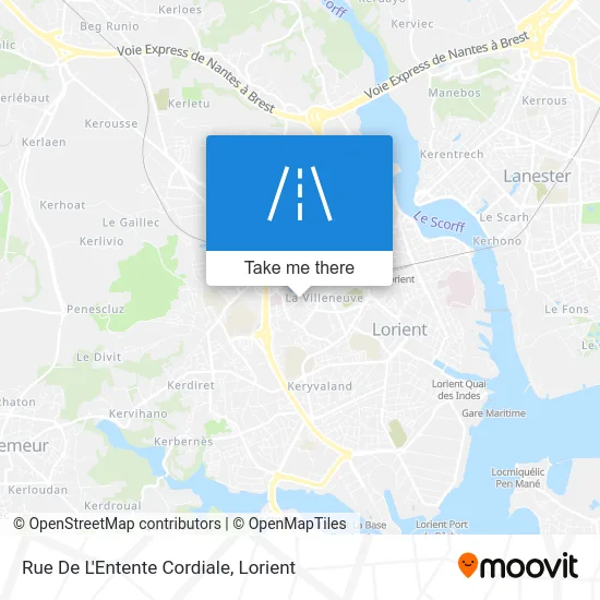 Rue De L'Entente Cordiale map