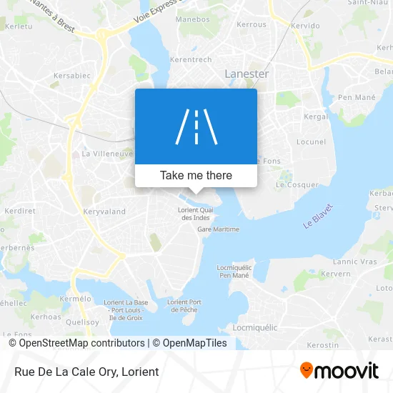 Rue De La Cale Ory map