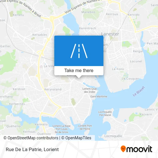 Rue De La Patrie map