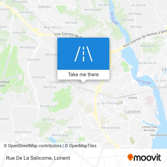 Rue De La Salicorne map