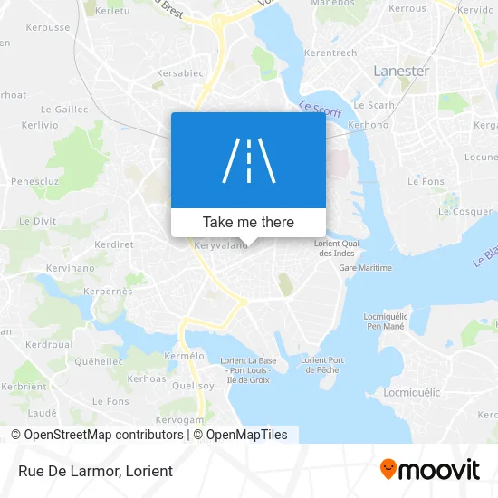 Rue De Larmor map