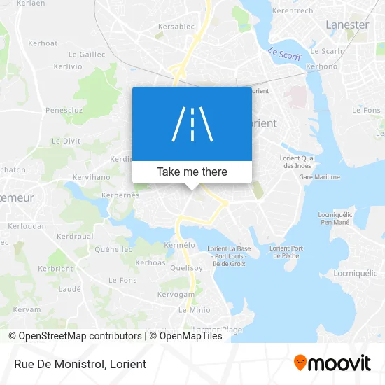 Rue De Monistrol map