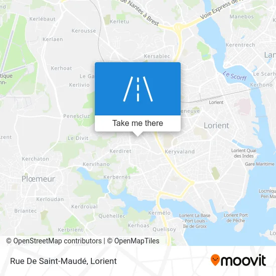 Rue De Saint-Maudé map