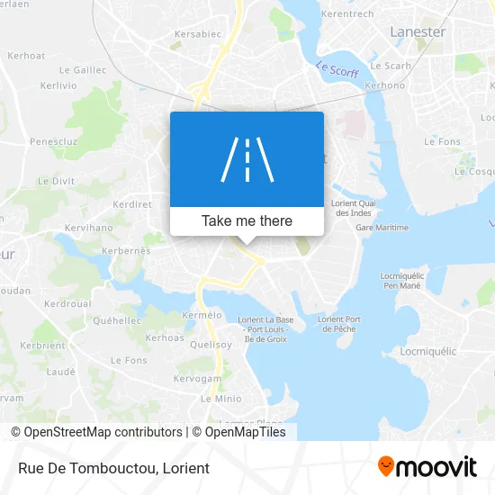 Rue De Tombouctou map