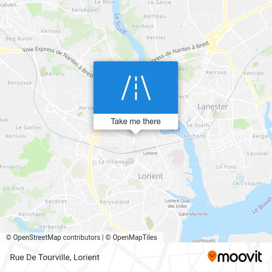 Rue De Tourville map