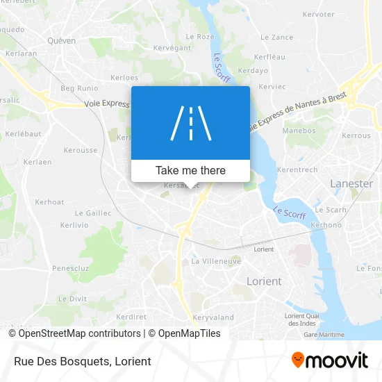 Rue Des Bosquets map