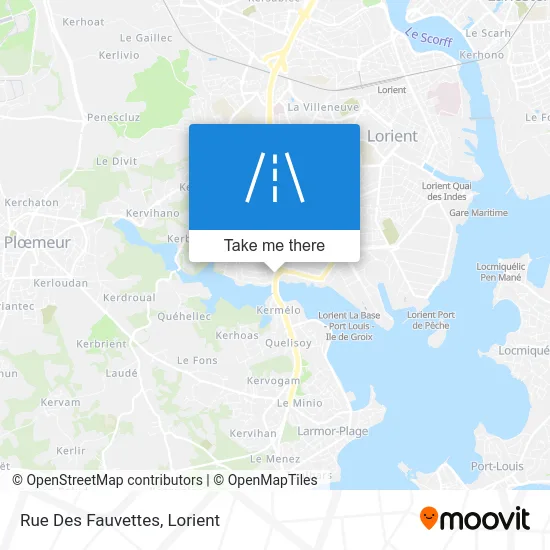 Rue Des Fauvettes map