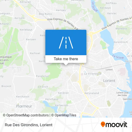 Rue Des Girondins map