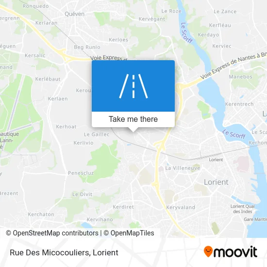 Rue Des Micocouliers map