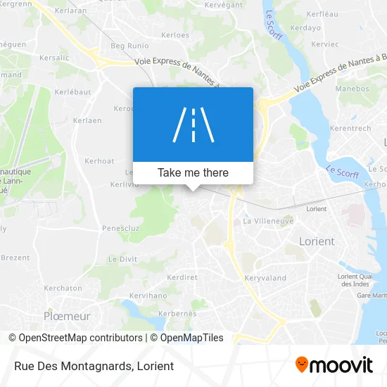 Rue Des Montagnards map