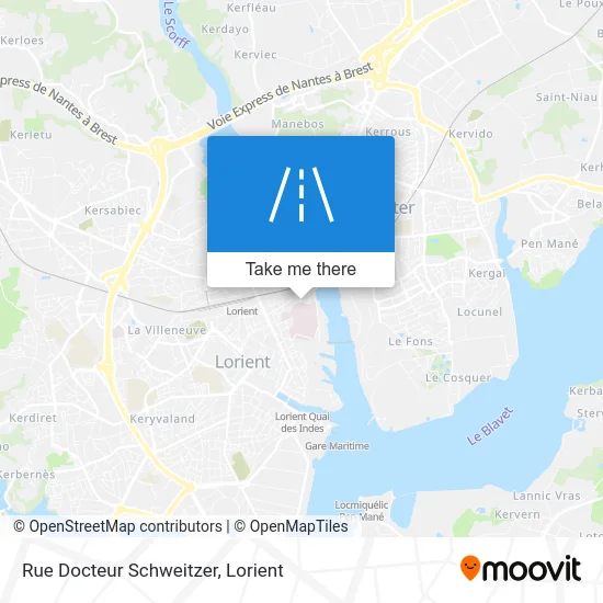 Rue Docteur Schweitzer map