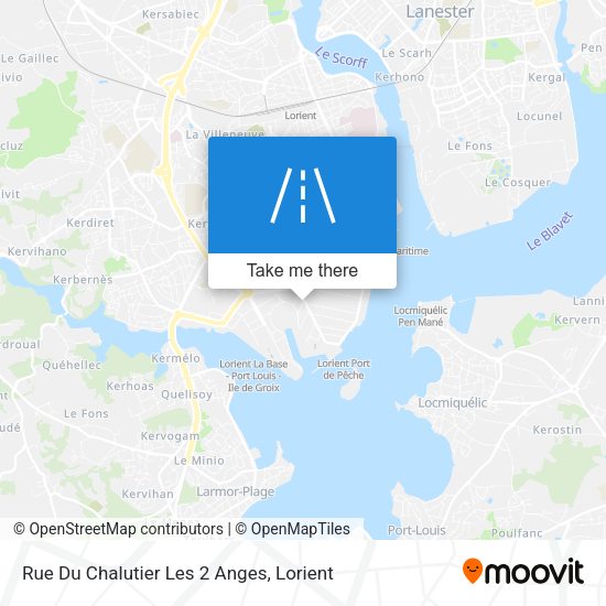 Rue Du Chalutier Les 2 Anges map