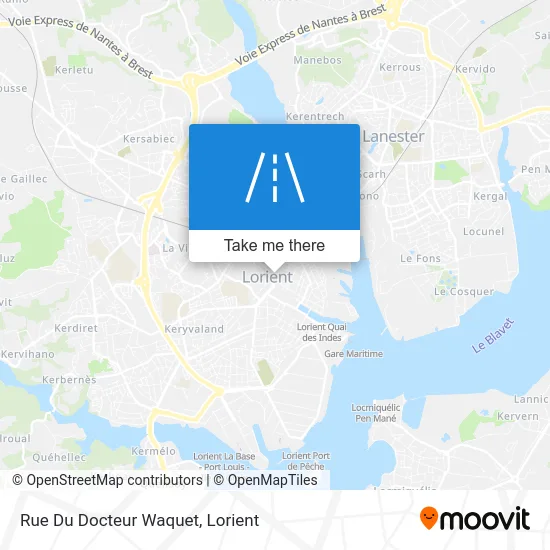 Rue Du Docteur Waquet map