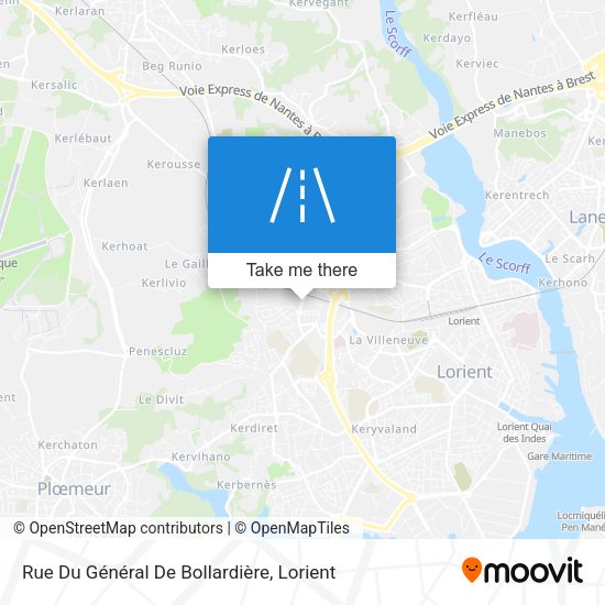 Rue Du Général De Bollardière map