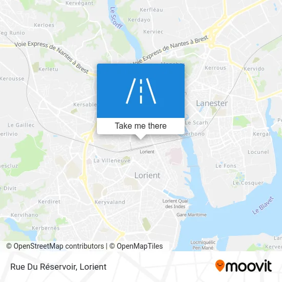 Rue Du Réservoir map