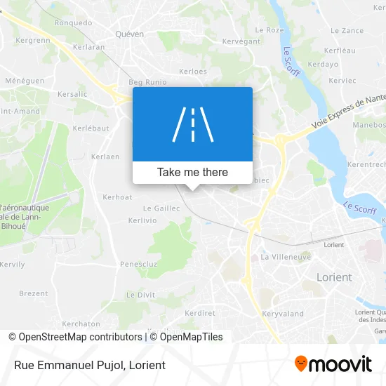 Rue Emmanuel Pujol map