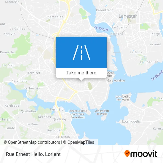 Rue Ernest Hello map